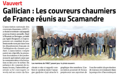 Les couvreurs chaumiers de France réunis en Camargue